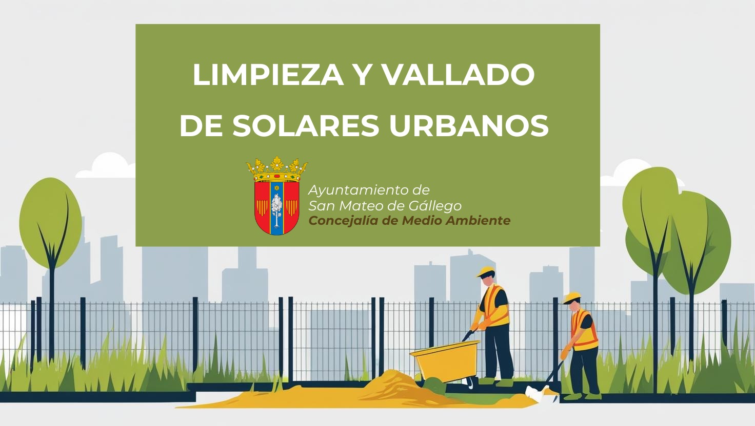 Limpieza y vallado de solares urbanos